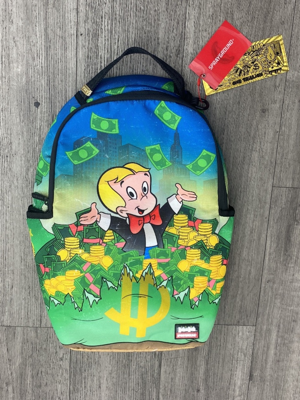 prayground Richie Rich One Trillion Limited Edition Backpack  Description  Authe